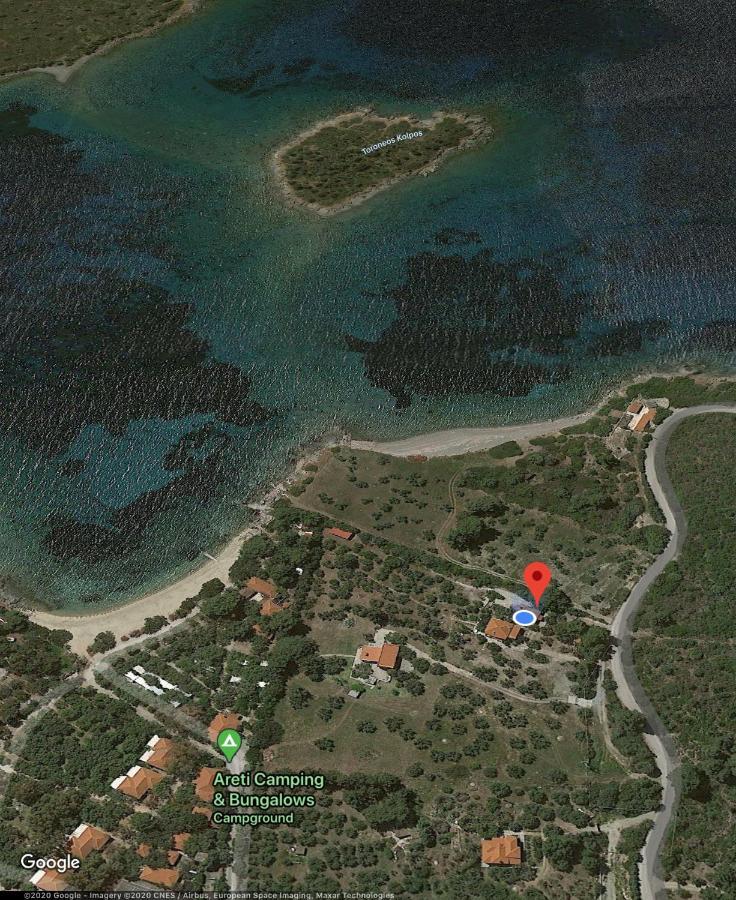 הוילה Metochi Agias Kiriakis Hidden Gem Sithonia מראה חיצוני תמונה